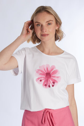 Comme Ca t-shirt Daira fleur lilas SS26