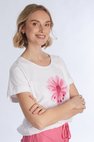Comme Ca t-shirt Daira fleur lilas SS26