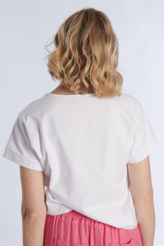 Comme Ca t-shirt Daira fleur lilas SS26