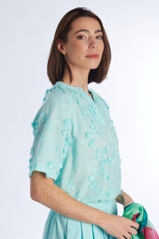 Comme Ca bloes Mana turquoise SS26