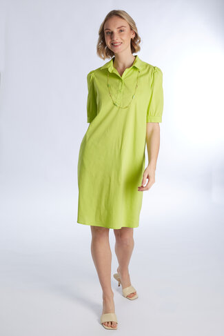 Comme Ca kleed Medina lime SS26