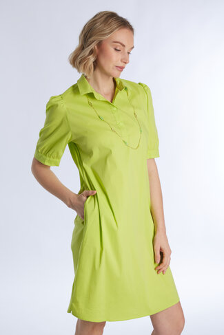 Comme Ca kleed Medina lime SS26