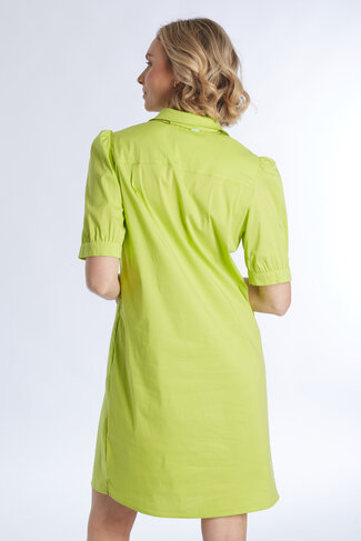 Comme Ca kleed Medina lime SS26