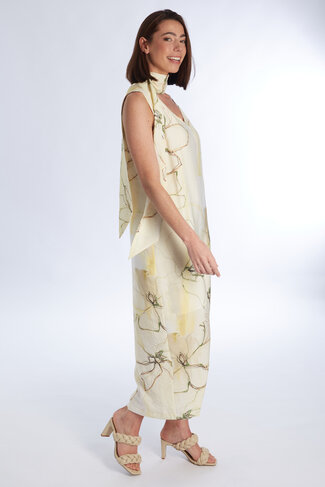 Comme Ca kleed Meike yellow flower SS26