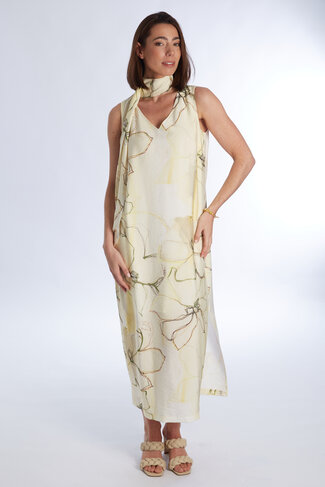 Comme Ca kleed Meike yellow flower SS26