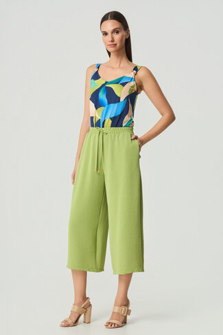 Batida top wavy petals print SS26