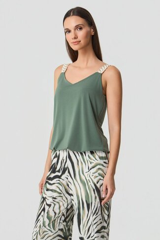 Batida top 2415 khaki SS26