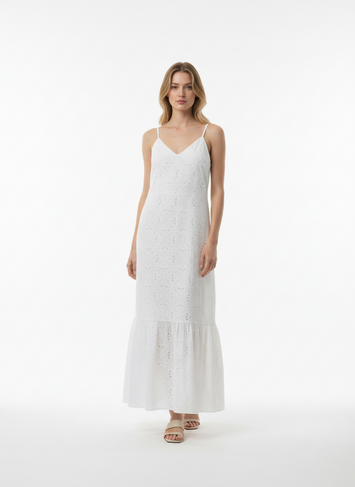 Batida kleed 2455 white SS26