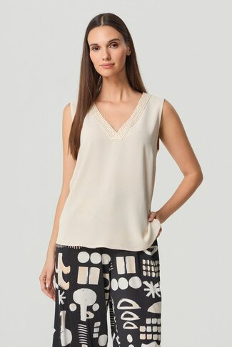 Batida top 2460 cream SS26