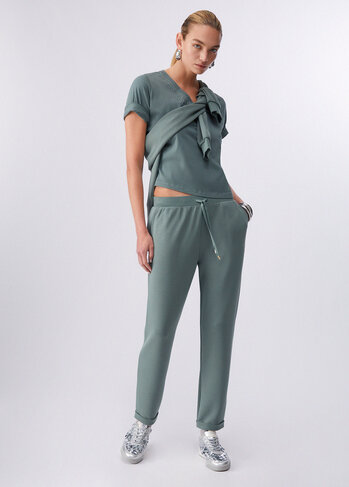 Liu-Jo trainingbroek lungo military SS26