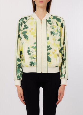 Liu-Jo jas navetta green shades white milk SS26