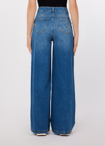 Liu-Jo jeans broek lungo denim light blue SS26