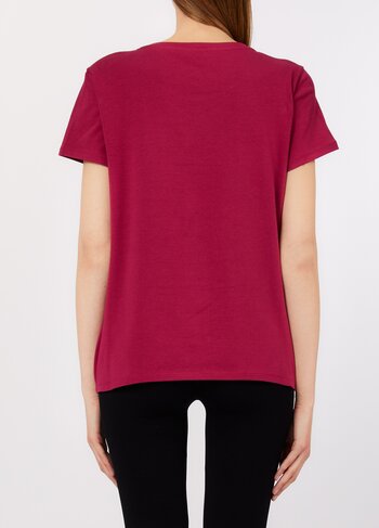 Liu-Jo t-shirt scarlet red SS26