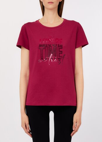 Liu-Jo t-shirt scarlet red SS26