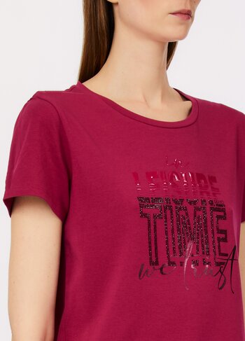 Liu-Jo t-shirt scarlet red SS26