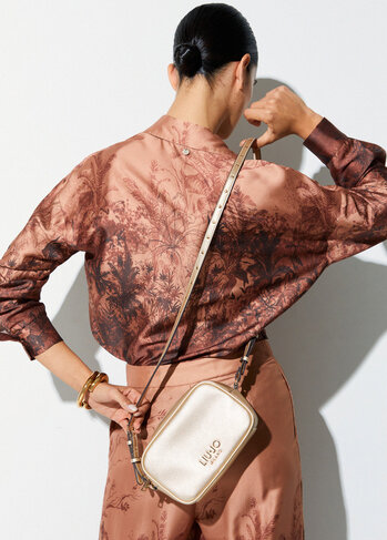 Liu-Jo handtas kleine schoudertas licht goud SS26