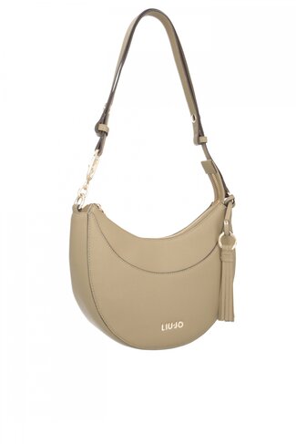 Liu-Jo handtas hobo tas middelgroot met bedeltje mud SS26