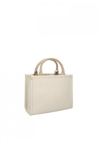 Liu-Jo jacquard tas cream 