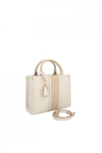 Liu-Jo jacquard tas cream 