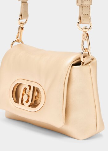 Liu-Jo handtas La Puffy kleine tas light gold SS26