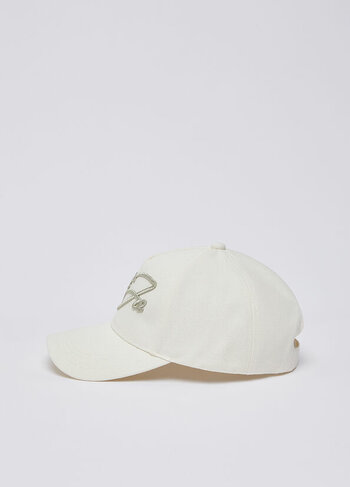 Liu-Jo pet met logo creme SS26