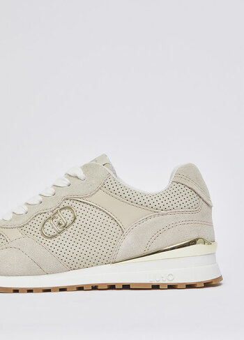 Liu-Jo sneaker maxi wonder low 02 bis beige SS26