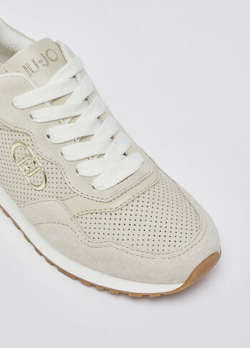 Liu-Jo sneaker maxi wonder low 02 bis beige SS26