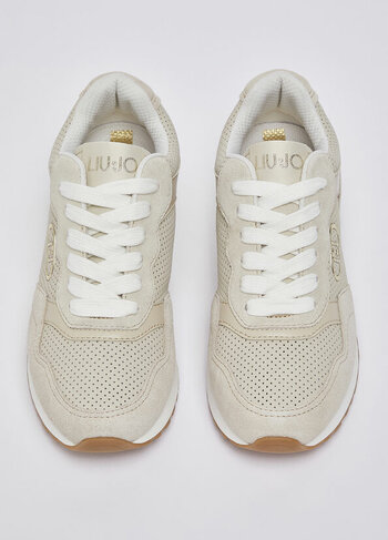 Liu-Jo sneaker maxi wonder low 02 bis beige SS26