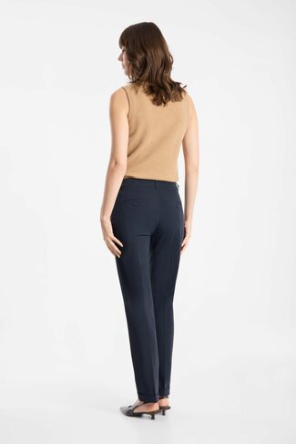 Raffaello Rossi broek Ute 7/8 navy SS26