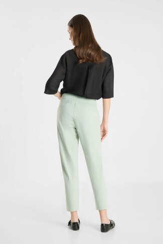 Raffaello Rossi broek Clia smokegreen joggingstijl SS26