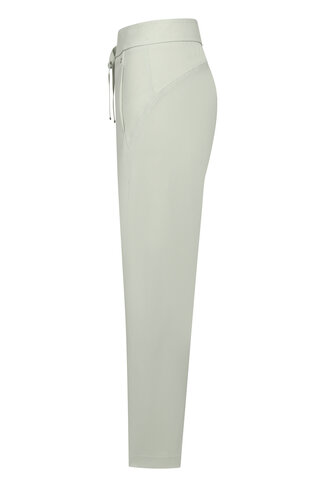 Raffaello Rossi broek Clia smokegreen joggingstijl SS26