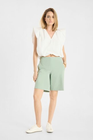 Raffaello Rossi short Iska smokegreen SS26