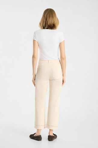 Raffaello Rossi broek Kira 7/8 cream SS26