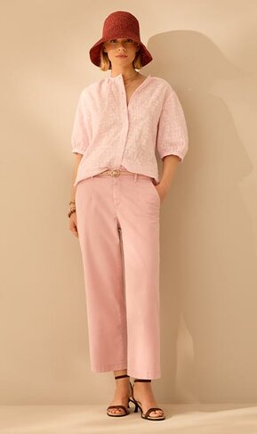 Brax bloes zuiver katoen style Vea dusty rose SS26