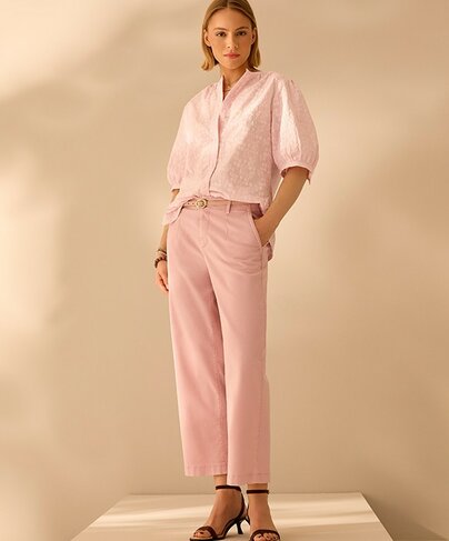 Brax bloes zuiver katoen style Vea dusty rose SS26