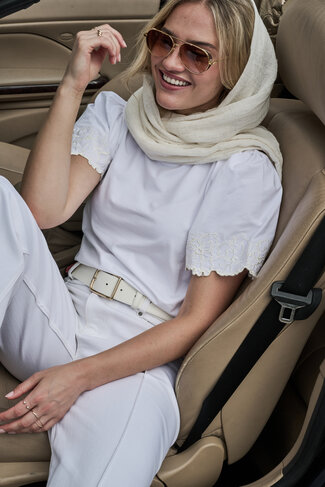 Due Amanti t-shirt Sonia off-white SS26