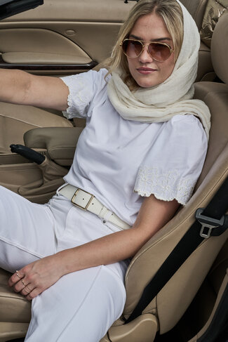 Due Amanti t-shirt Sonia off-white SS26