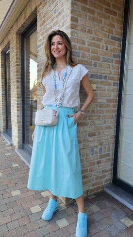 Comme Ca rok Milana turquoise SS26