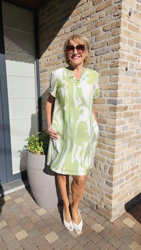 Comme Ca kleed Maureen green SS26