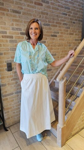 Comme Ca bloes Mana turquoise SS26