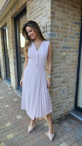 Rinascimento rok rosa pastello SS26