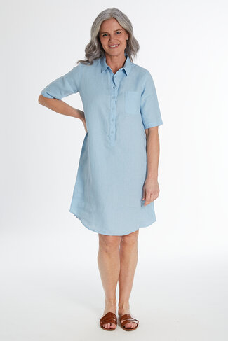 Comme Ca kleed  Camilla lt blue SS26