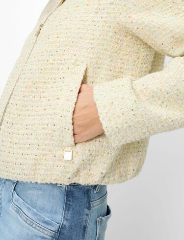 Brax blazer style lyon soft ecru SS26