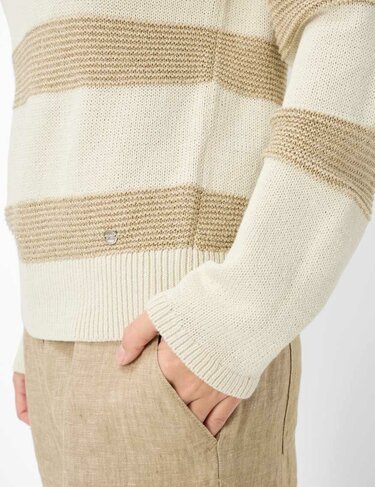 Brax pull style lesley dark ecru SS26