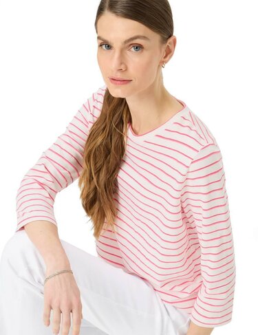 Brax pull gestreept style bonnie raspberry sorbet SS26