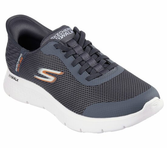 Skechers heren go walk flex hands up GRY SS26