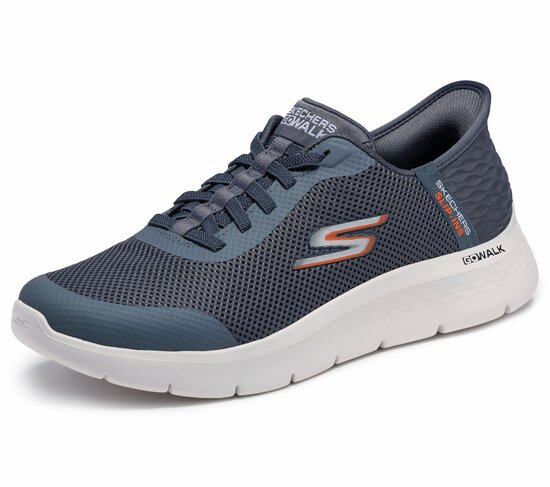 Skechers heren go walk flex hands up GRY SS26