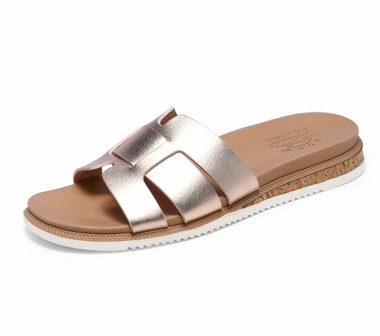Skechers slipper peak look desert rose gold SS26