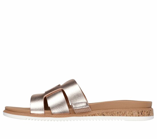 Skechers slipper peak look desert rose gold SS26