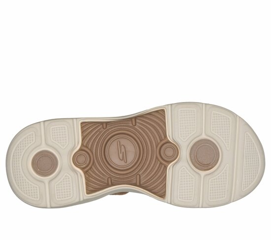 Skechers sandaal slip-in tan SS26